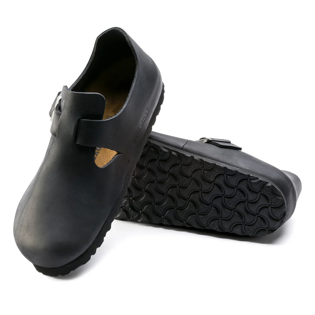 Birkenstock London Black Oiled Leather Regular