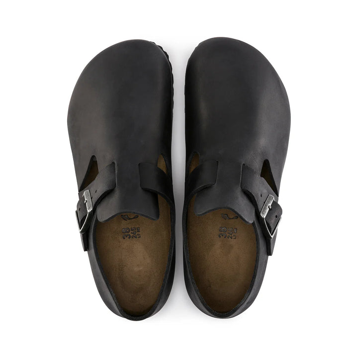 Birkenstock London Black Oiled Leather Regular