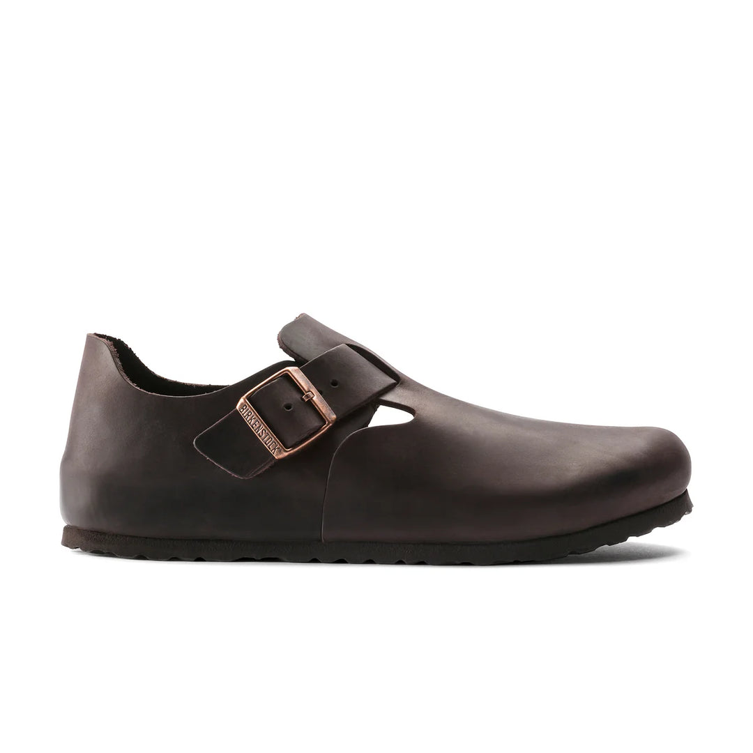Birkenstock London Habana Brown Oiled Leather Narrow