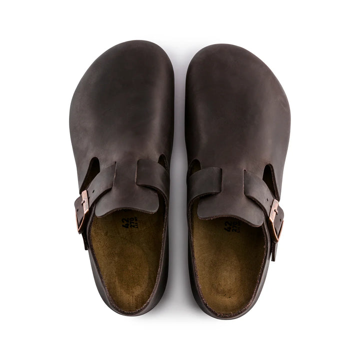 Birkenstock London Habana Brown Oiled Leather Narrow