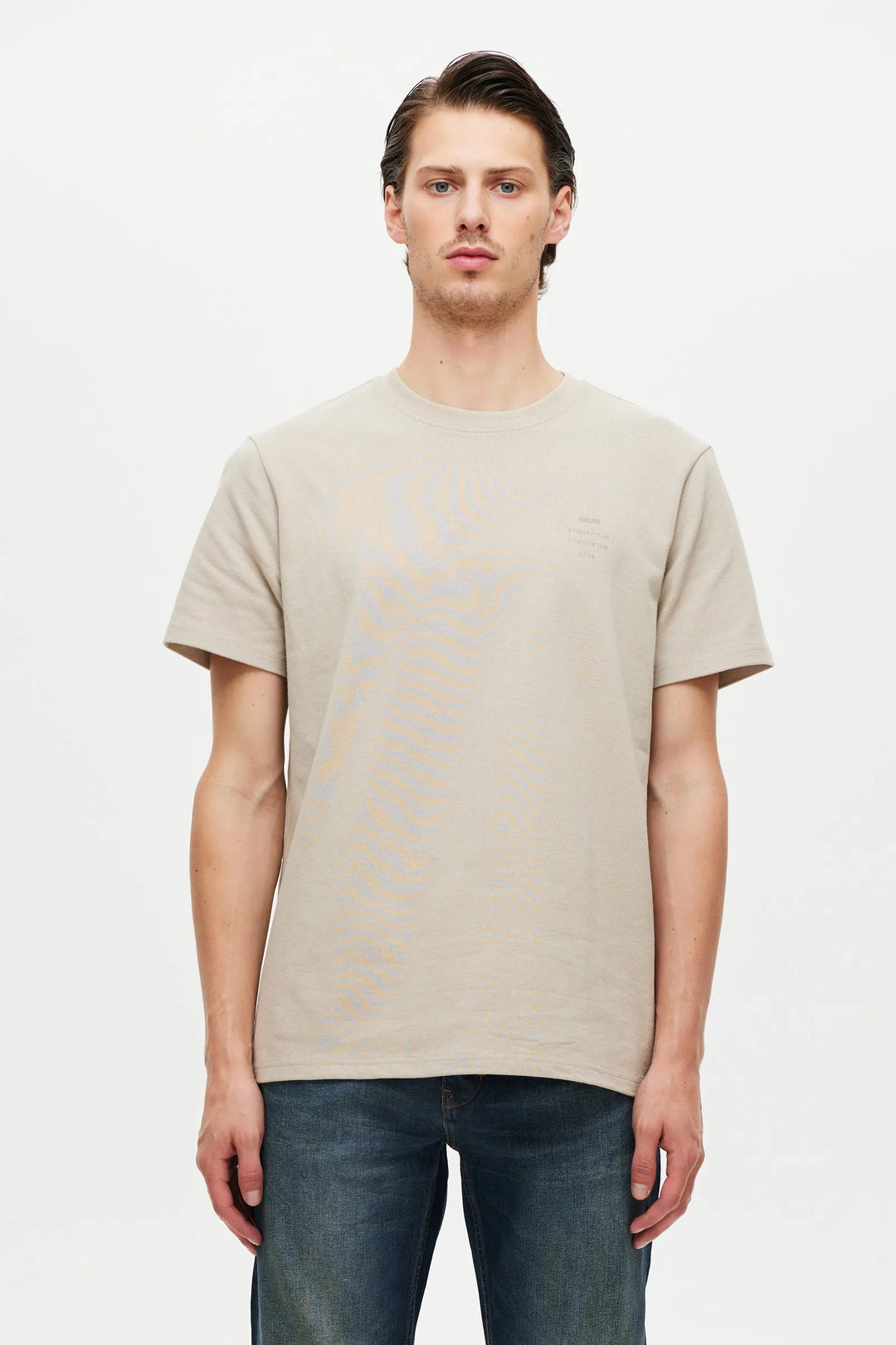 Neuw Denim Neuw Rib Band Tee - Sand