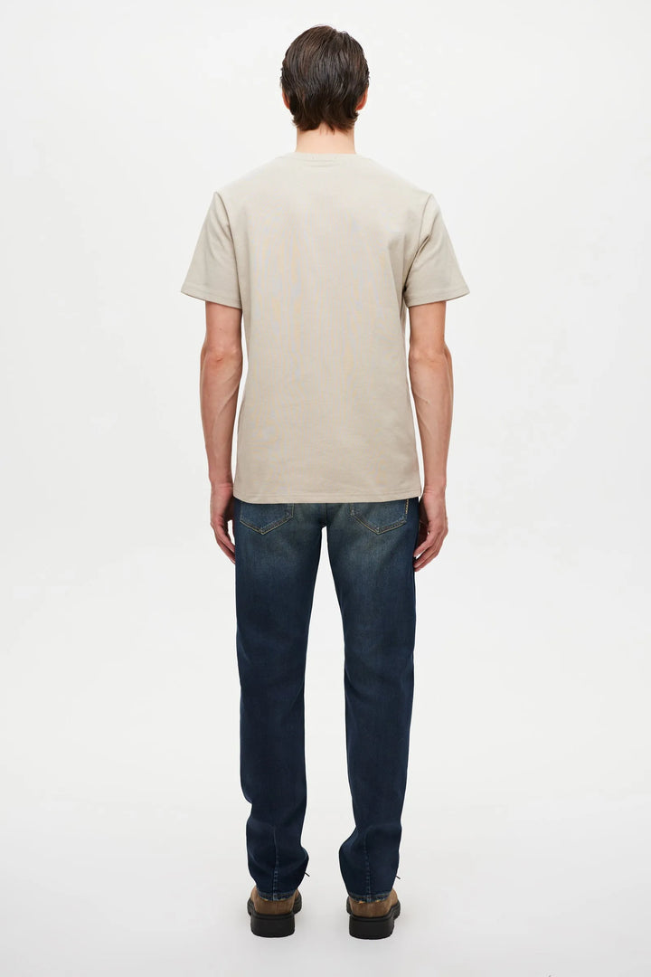 Neuw Denim Neuw Rib Band Tee - Sand