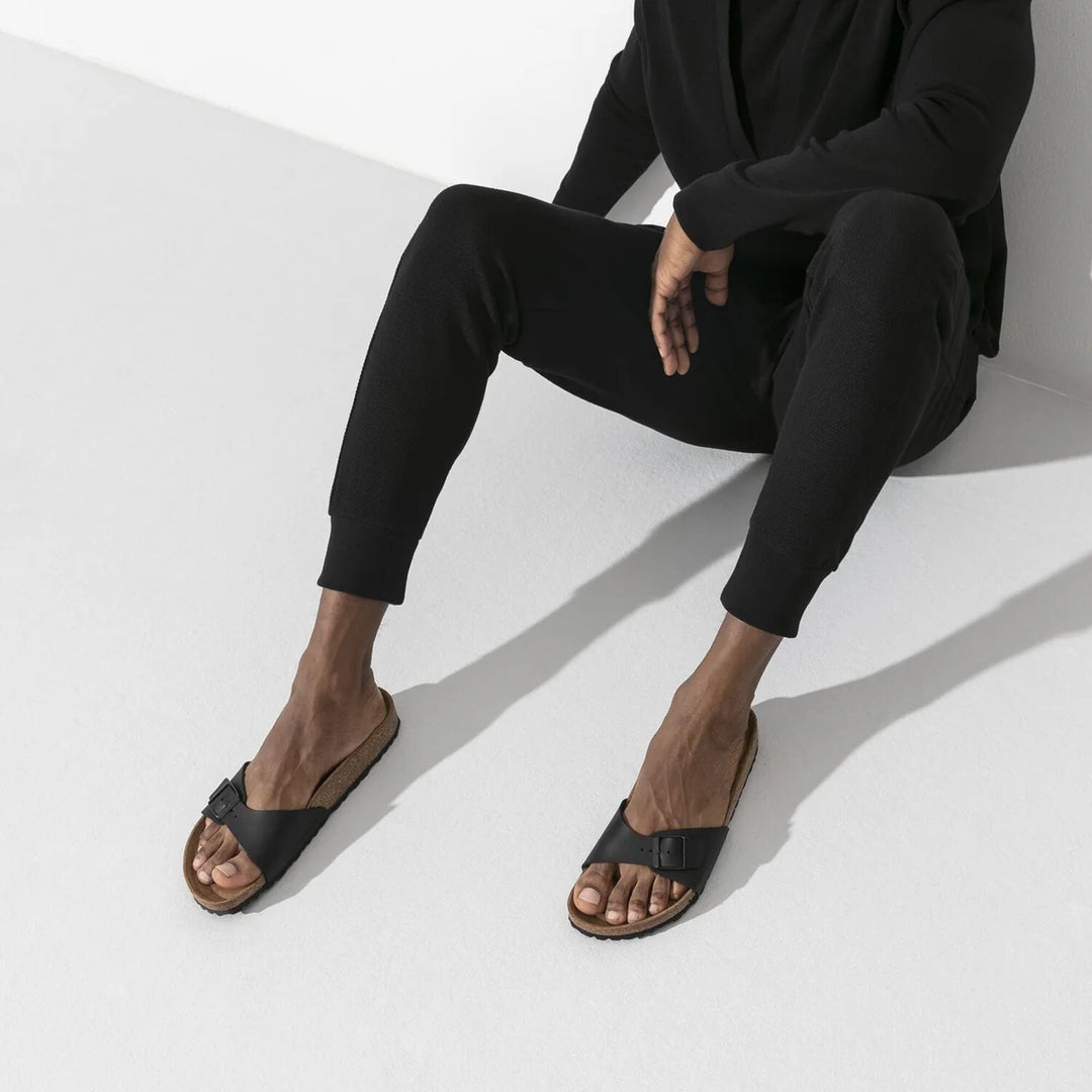 Birkenstock Madrid Black Birko-Flor Narrow