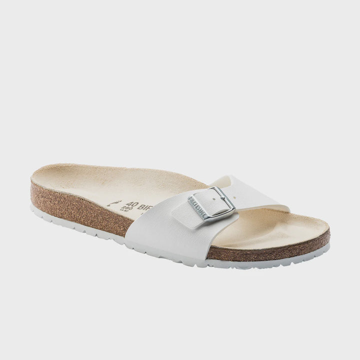 Birkenstock Madrid White Birko-Flor Narrow