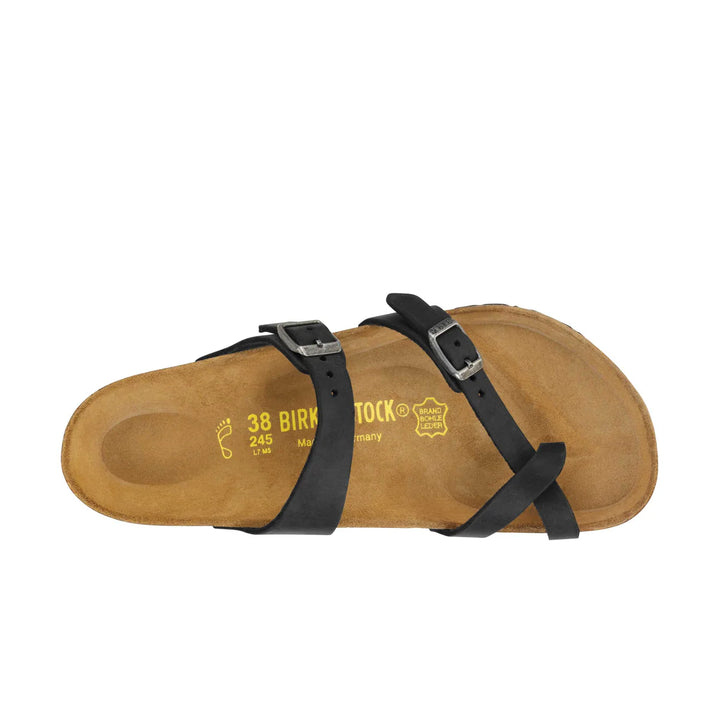Birkenstock Mayari Black Oiled Leather Regular
