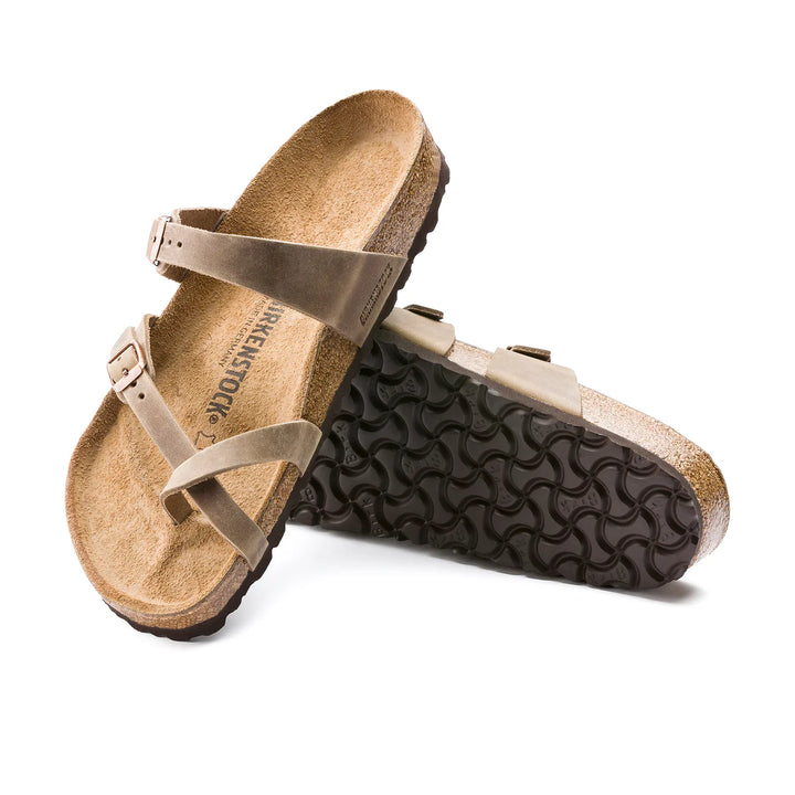 Birkenstock Mayari Tabacco Brown Oiled Leather Regular