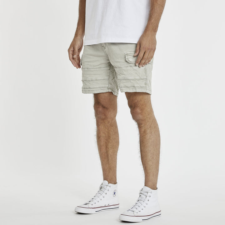 Kiss Chacey Michigan Cargo Shorts - Willow Grey