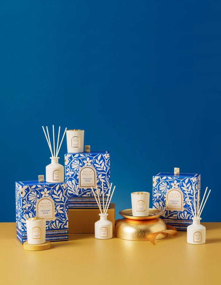 Palm Beach Collection Mini Candle & Diffuser Set - Twilight Musk