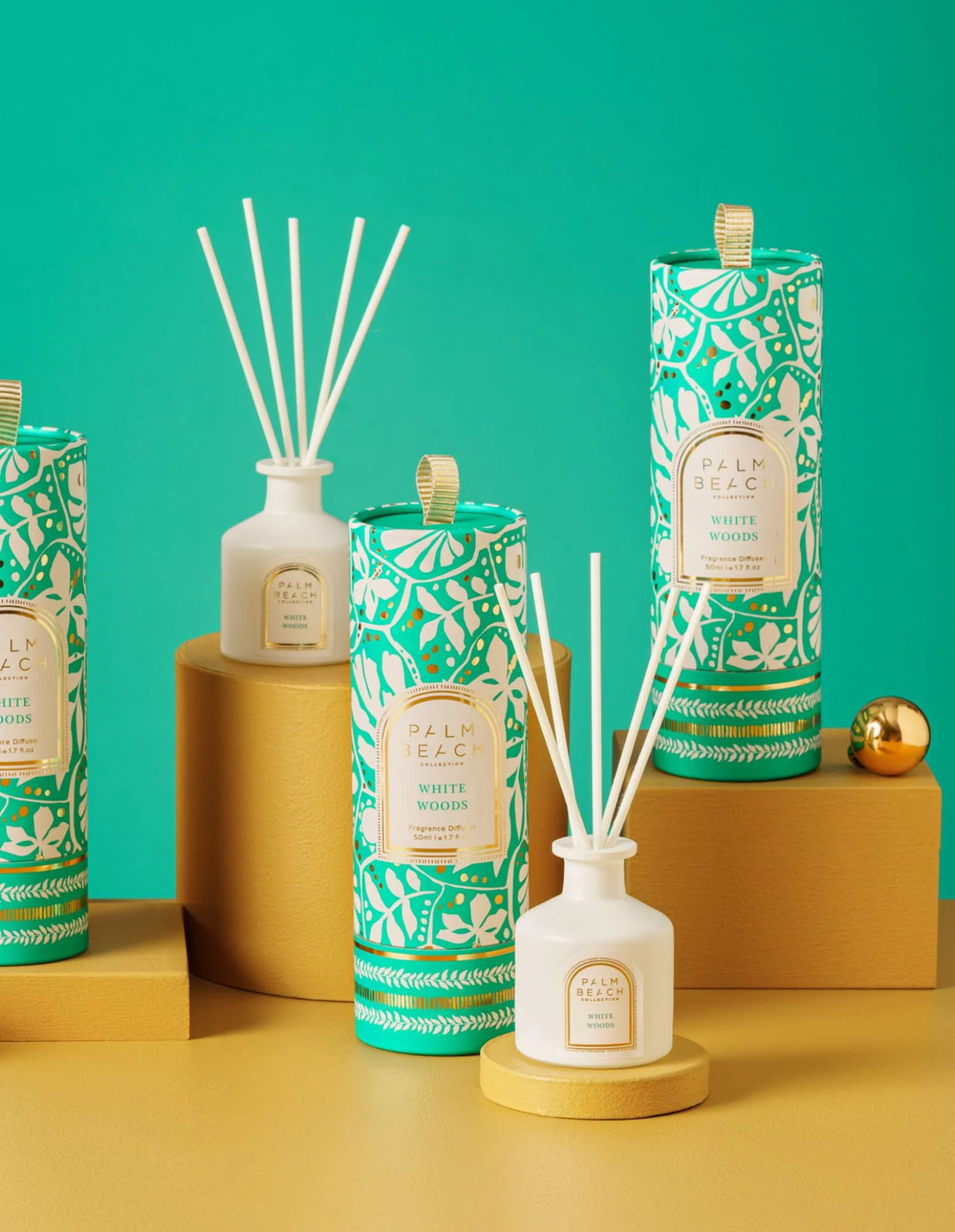 Palm Beach Collection Mini Diffuser 50ml - White Woods
