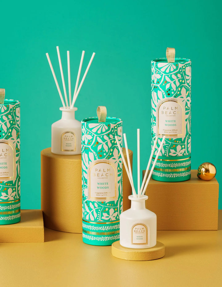 Palm Beach Collection Mini Diffuser 50ml - White Woods