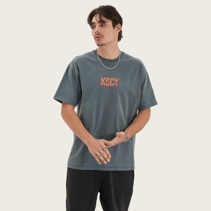 Kiss Chacey Mystic Quest Heavy Box Tee - Pigment Turbulence