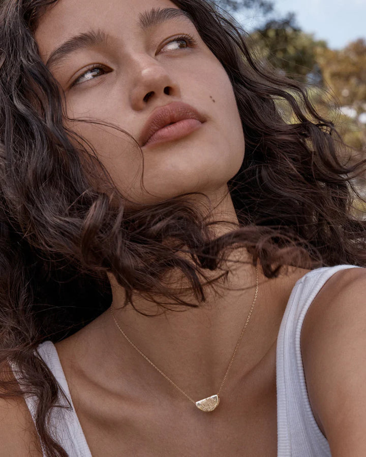 By Charlotte Lotus Short Necklace - 18k Gold Vermeil