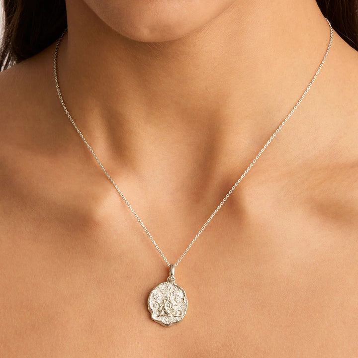 By Charlotte She Is Zodiac Necklace - Libra - Sterling Silver