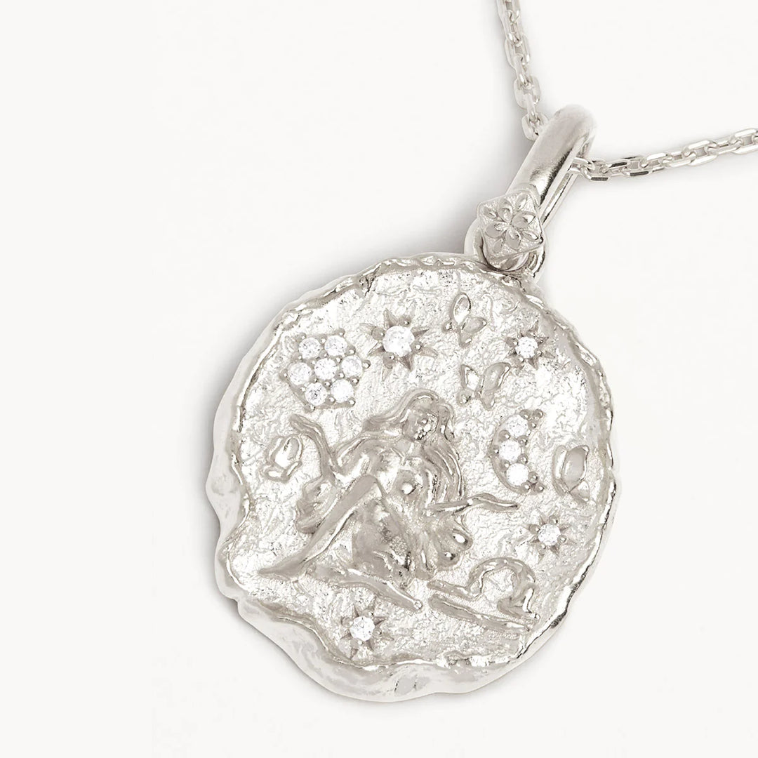 By Charlotte She Is Zodiac Necklace - Libra - Sterling Silver