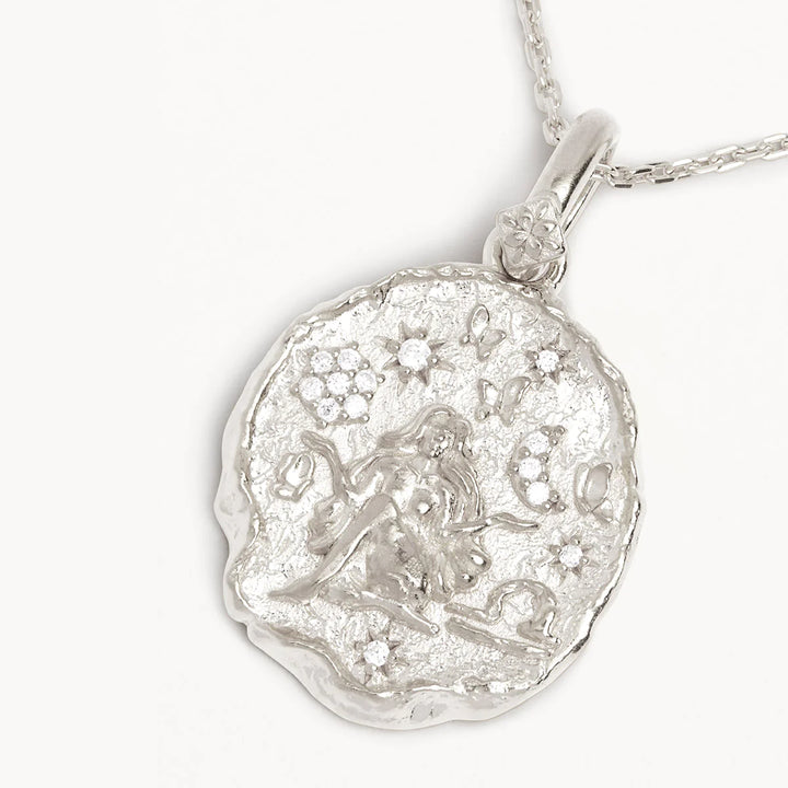 By Charlotte She Is Zodiac Necklace - Libra - Sterling Silver