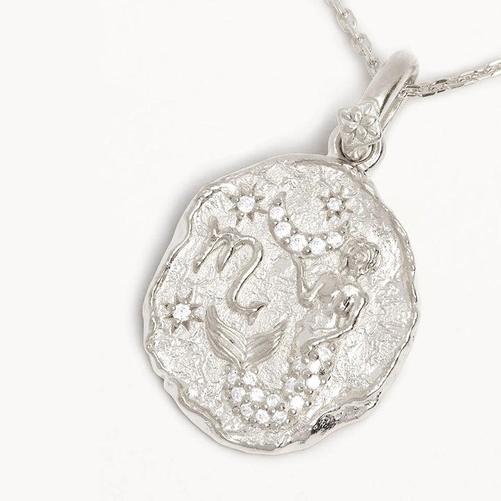 By Charlotte She Is Zodiac Necklace - Scorpio - Sterling Silver