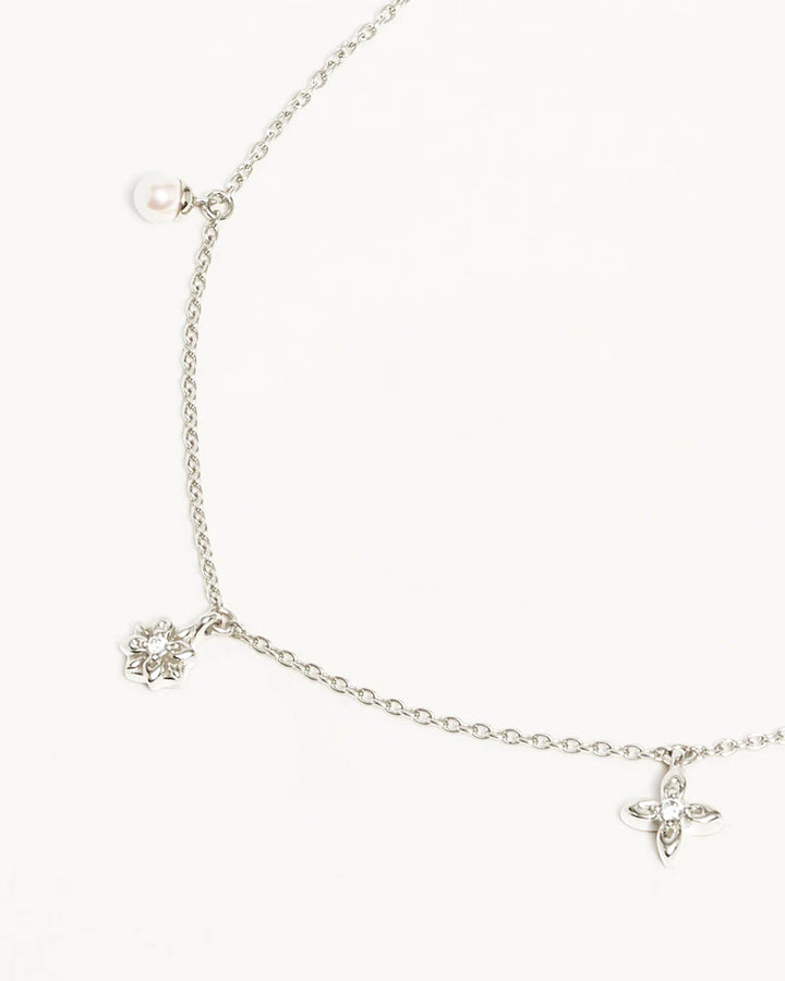 By Charlotte Live In Peace Choker- Sterling Silver