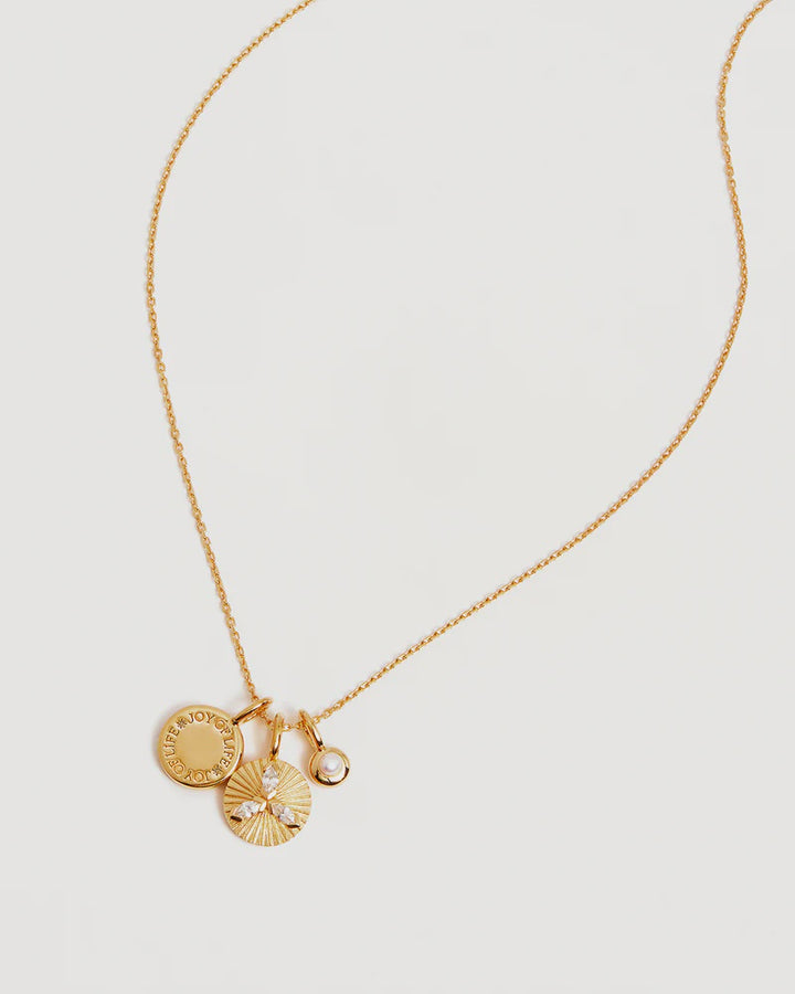 By Charlotte 18k Gold Vermeil Joy Necklace