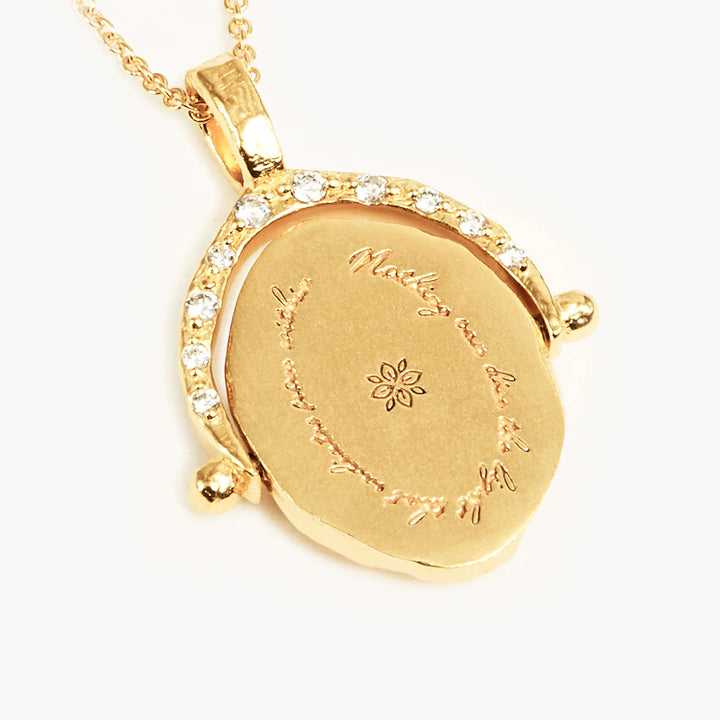 By Charlotte North Star Spinner Necklace - 18k Gold Vermeil