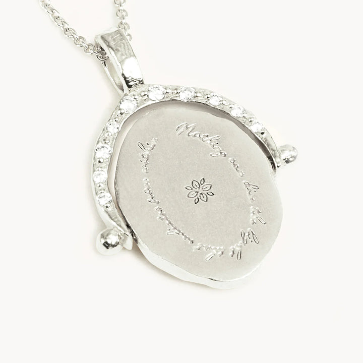 By Charlotte North Star Spinner Necklace -  Sterling Silver