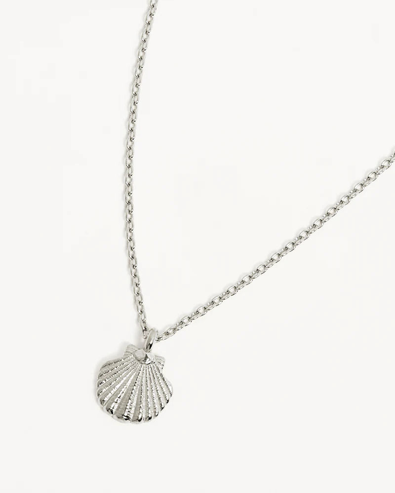 By Charlotte Silver By The Shore Shell Necklace - Sterling Silver