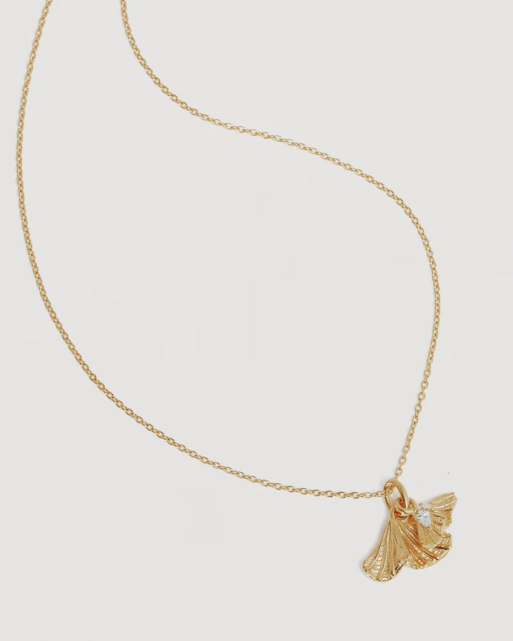 By Charlotte Gold Ocean Whisper Necklace - 18k Gold Vermeil