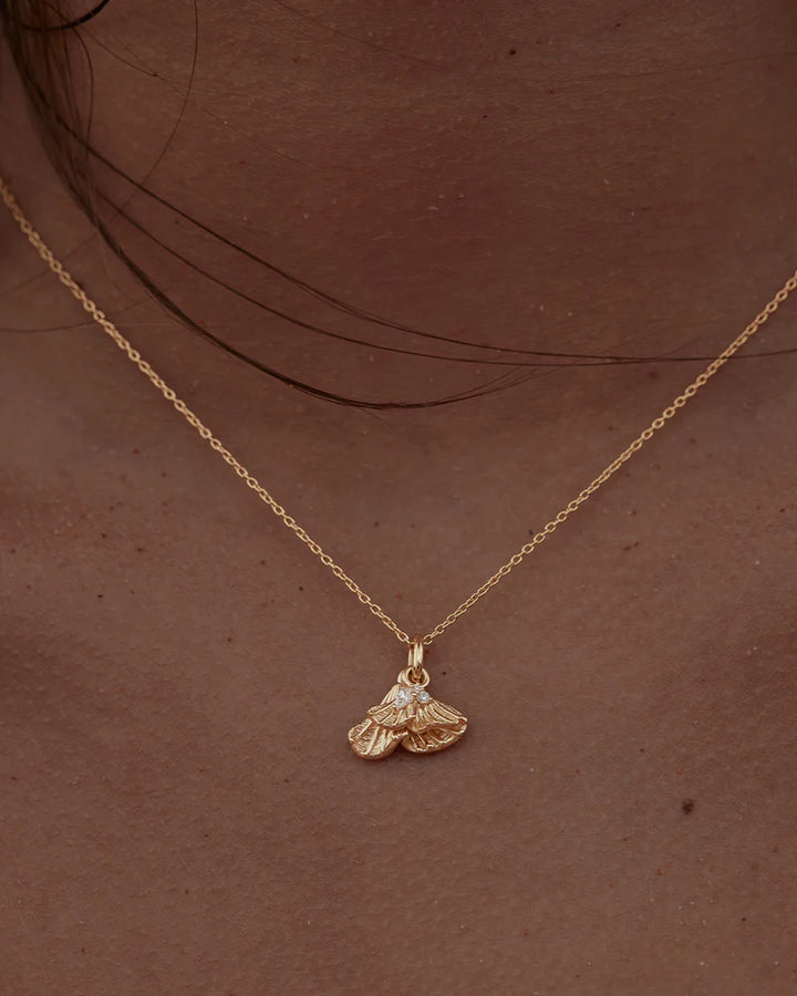 By Charlotte Gold Ocean Whisper Necklace - 18k Gold Vermeil