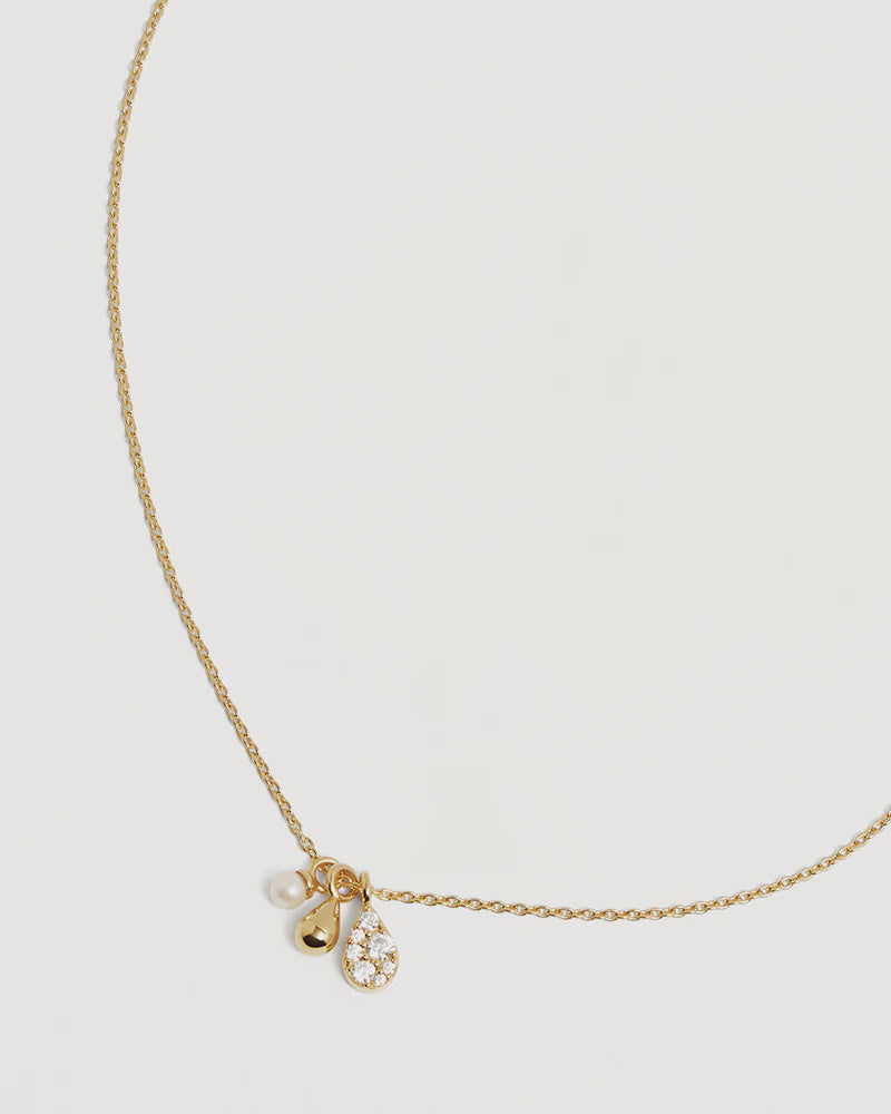 By Charlotte Gold Ocean Mist Necklace - 18k Gold Vermeil