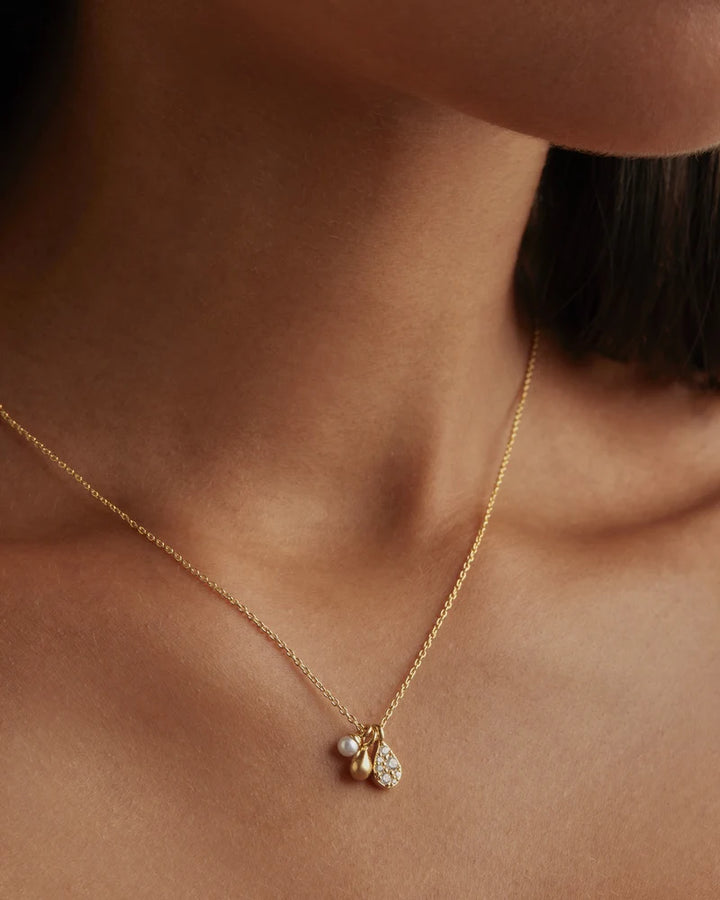 By Charlotte Gold Ocean Mist Necklace - 18k Gold Vermeil