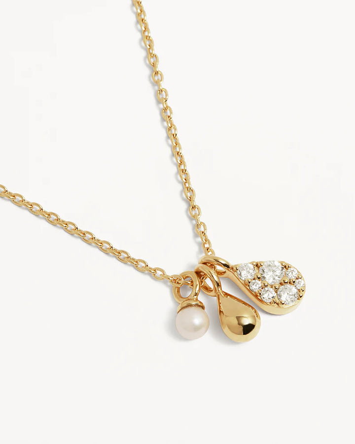 By Charlotte Gold Ocean Mist Necklace - 18k Gold Vermeil