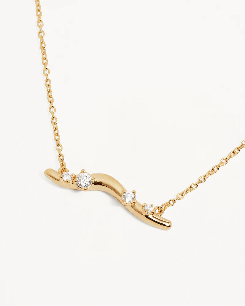 By Charlotte Gold Chasing Tides Necklace - 18k Gold Vermeil