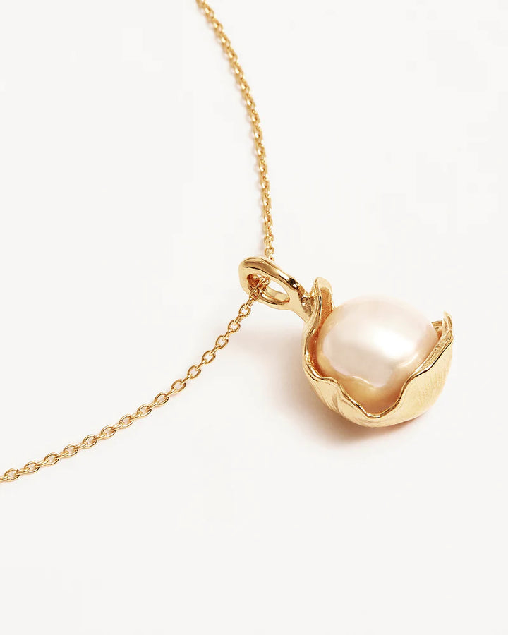 By Charlotte A Place To Dream Pearl Necklace - 18k Gold Vermeil