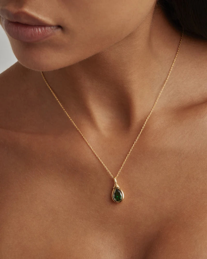 By Charlotte Soul Searching Necklace - Ocean Green