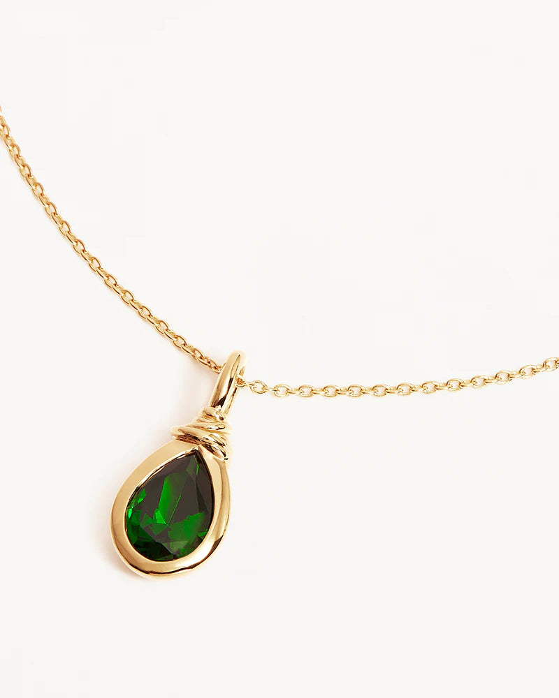 By Charlotte Soul Searching Necklace - Ocean Green
