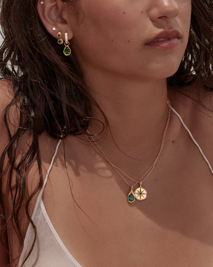 By Charlotte Soul Searching Necklace - Ocean Green