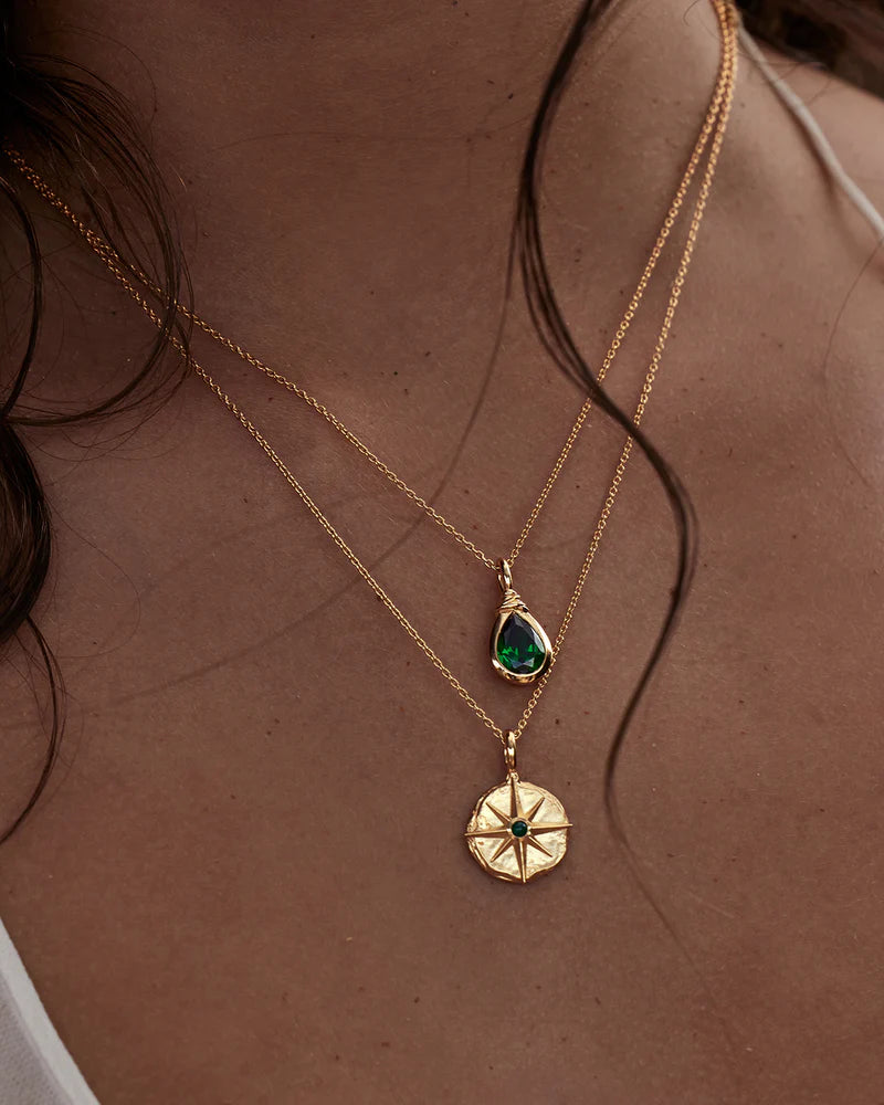 By Charlotte Soul Searching Necklace - Ocean Green