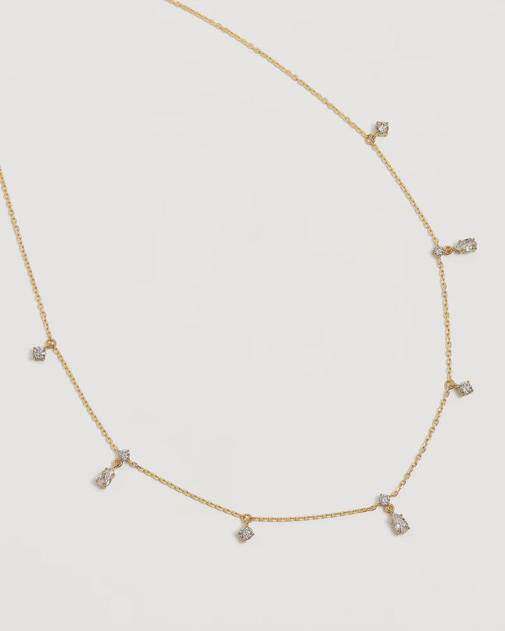 By Charlotte 18k Gold Vermeil No Rain, No Flowers Choker