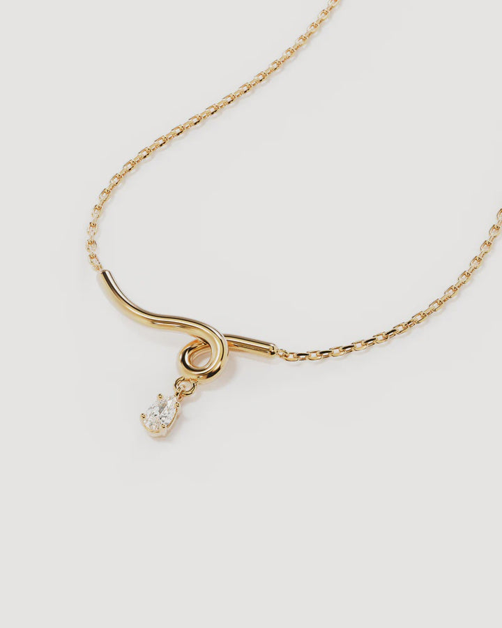 By Charlotte 18k Gold Vermeil Entwined With You Necklace
