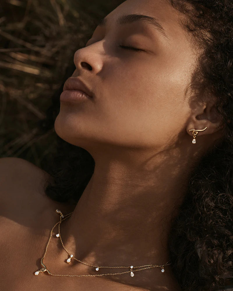 By Charlotte 18k Gold Vermeil Entwined With You Necklace