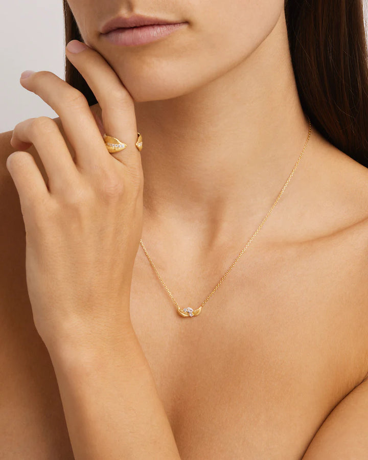 By Charlotte 18k Gold Vermeil Through The Seasons Necklace