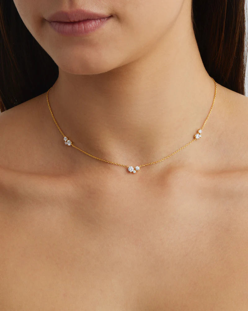 By Charlotte 18k Gold Vermeil Whispers Of Love Choker