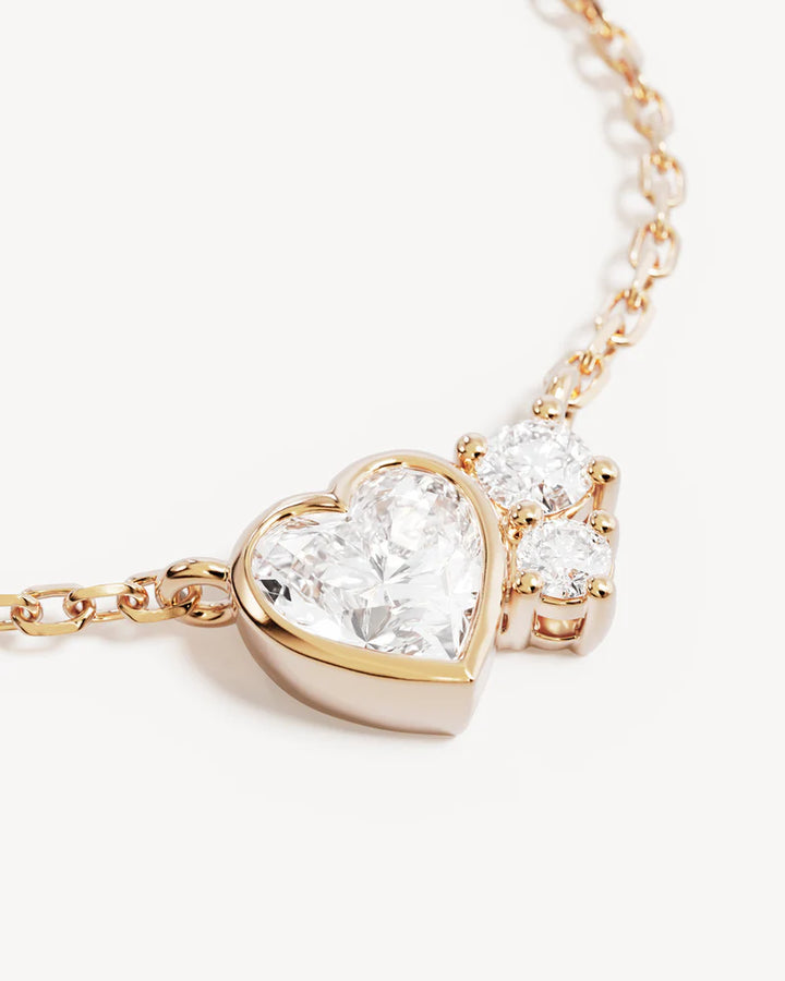 By Charlotte Dream Lover Heart Necklace - 18K Gold Vermeil