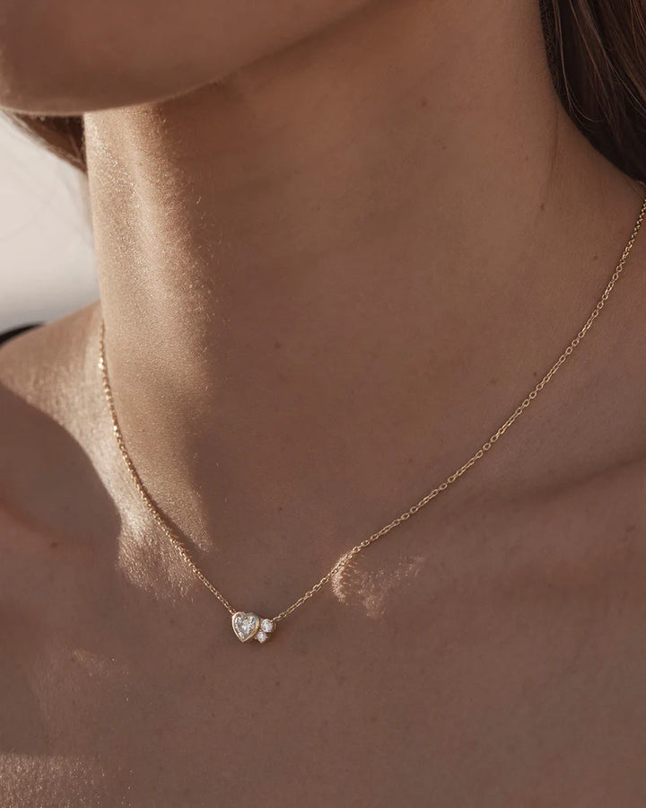 By Charlotte Dream Lover Heart Necklace - 18K Gold Vermeil