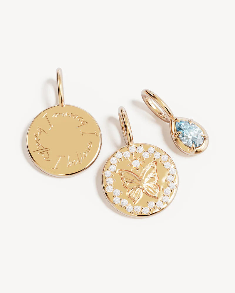 By Charlotte With Freedom I Become Necklace - 18k Gold Vermeil