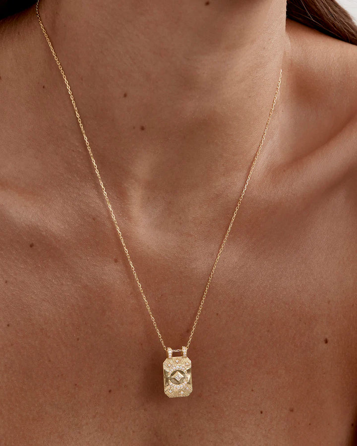 By Charlotte My Moon and Stars Necklace - 18k Gold Plated