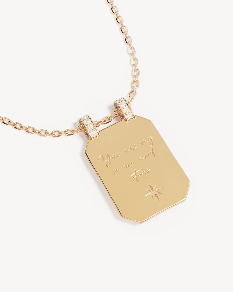 By Charlotte My Moon and Stars Necklace - 18k Gold Plated