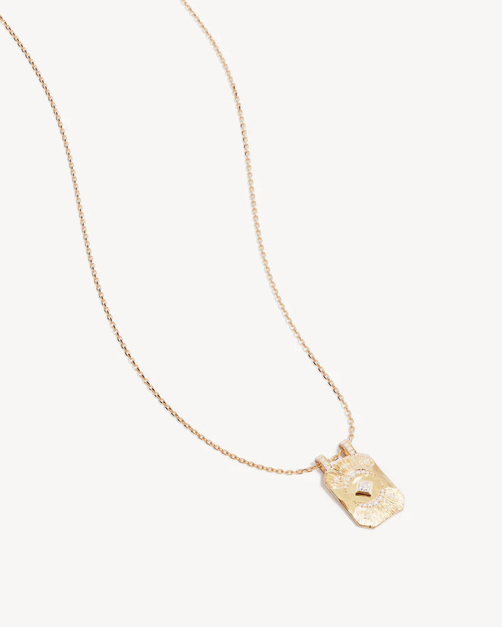 By Charlotte My Moon and Stars Necklace - 18k Gold Plated