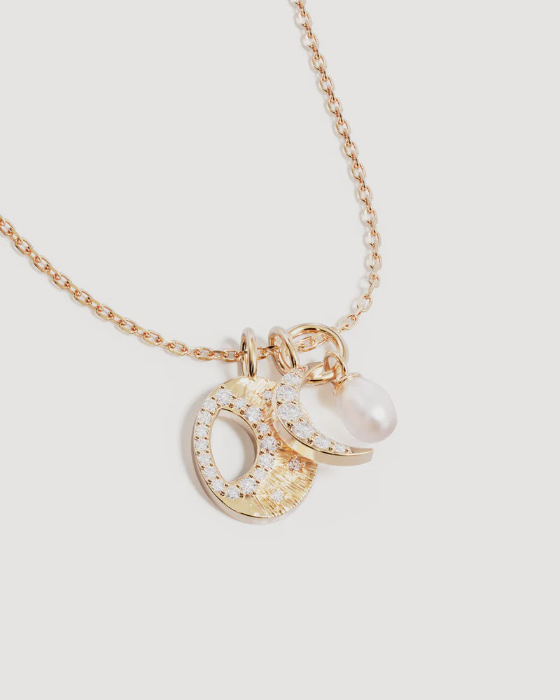 By Charlotte Celestial Skies Necklace - 18k Gold Vermeil