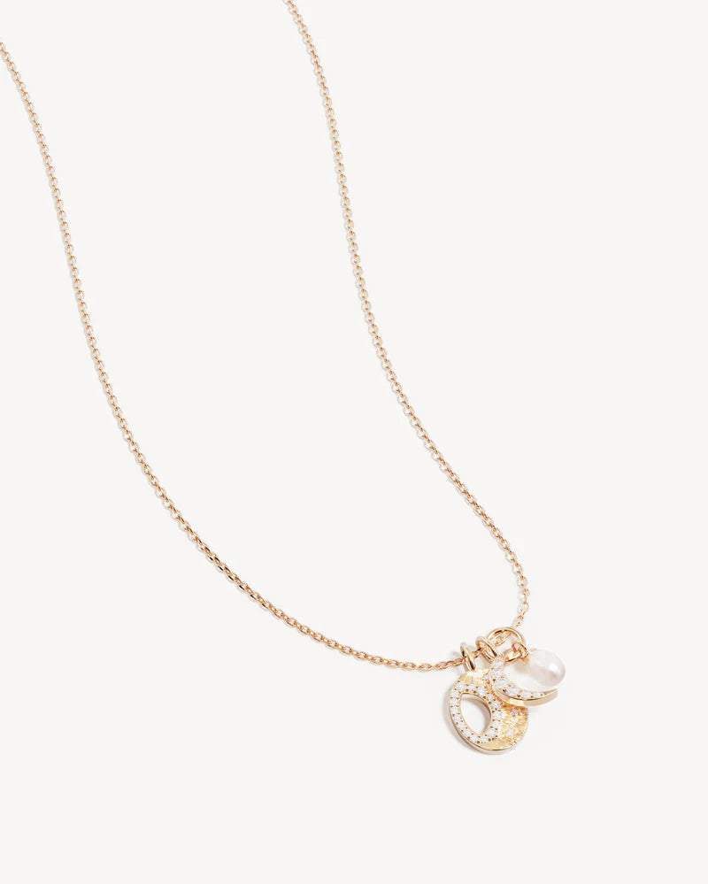 By Charlotte Celestial Skies Necklace - 18k Gold Vermeil