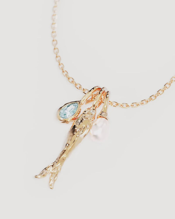 By Charlotte Wishing Necklace - 18k Gold Plated